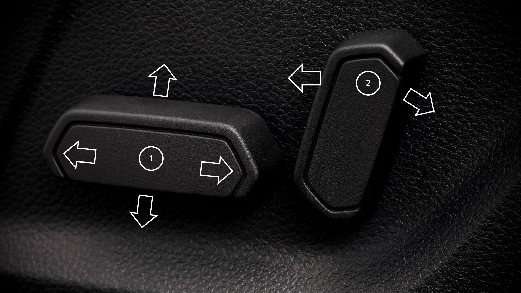 Asiento del conductor con regulación eléctrica en 6 direcciones