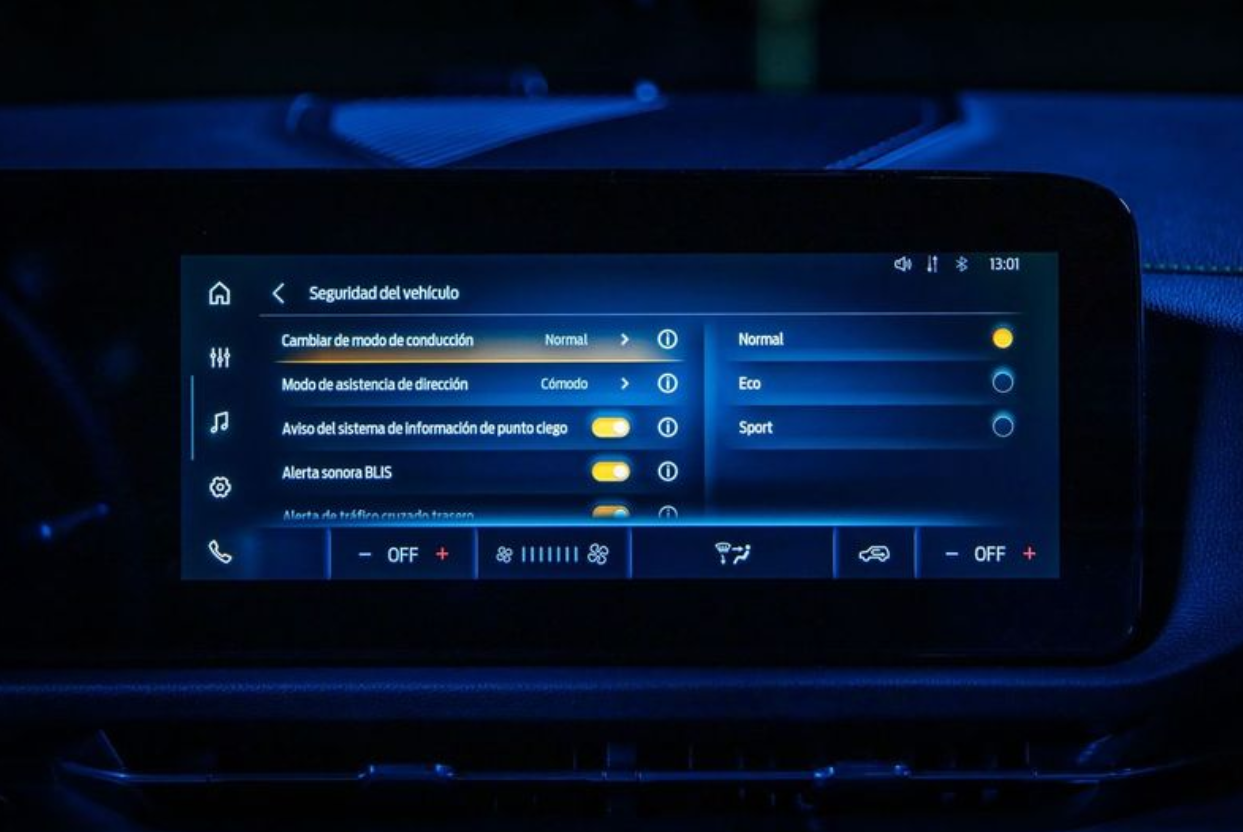 Modos de Manejo seleccionables