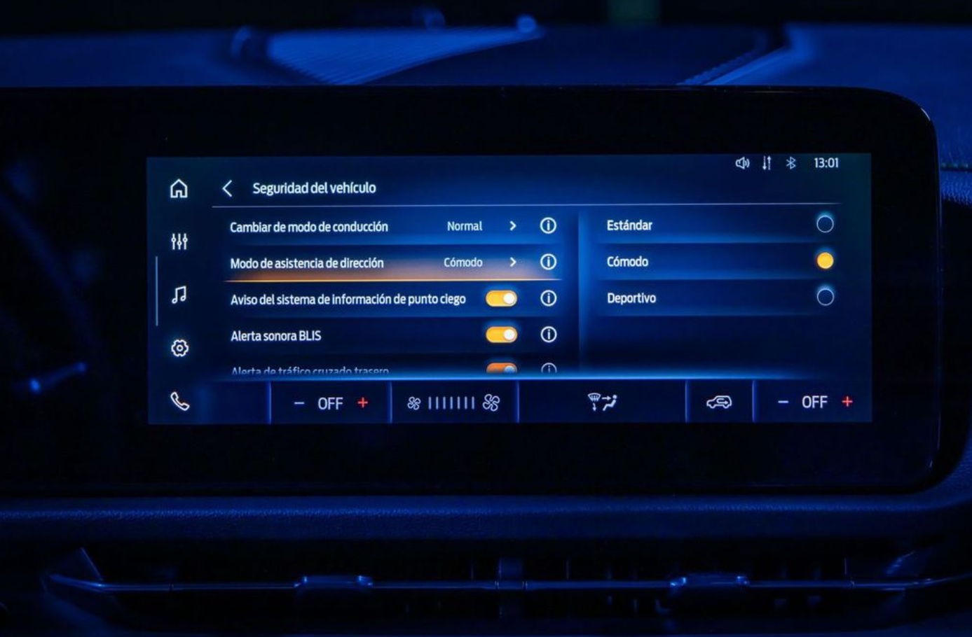 Modos de dirección seleccionables