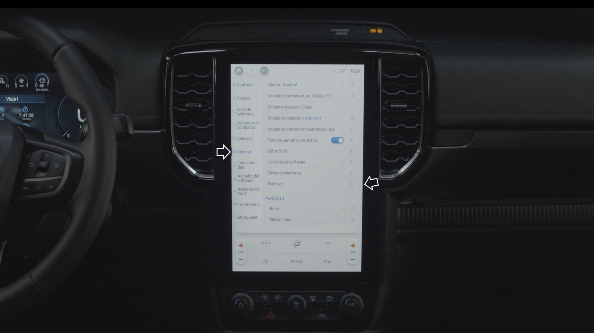 Restableciendo la conectividad con app Ford