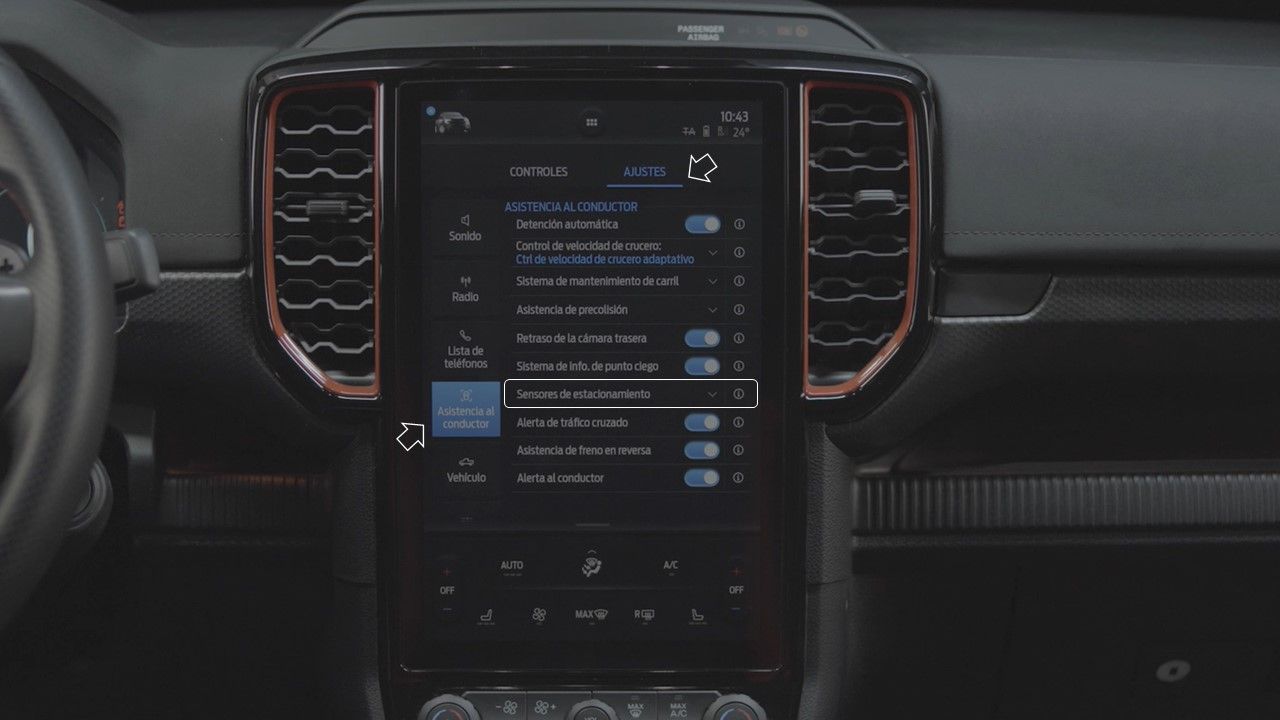 Sensores de Estacionamiento Delanteros