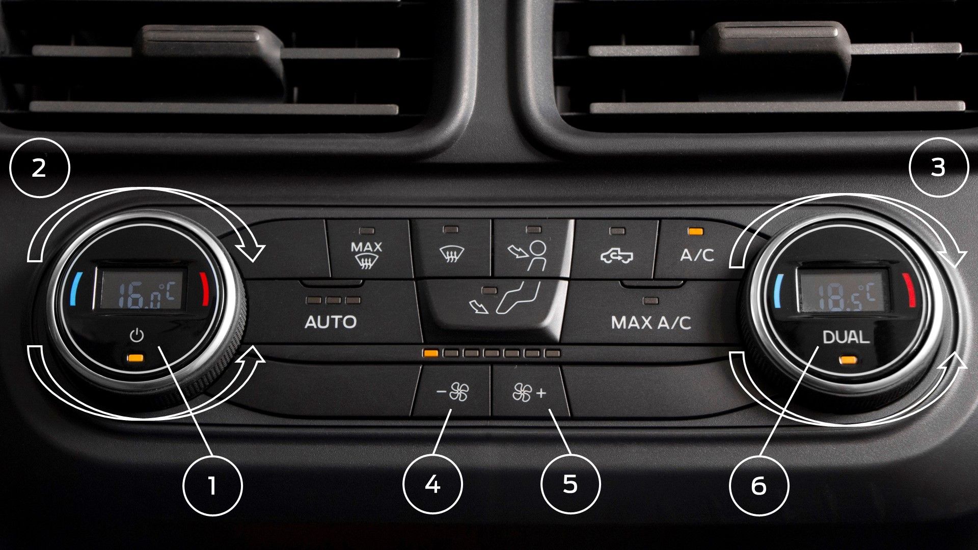 Climatizador automático digital bi-zona