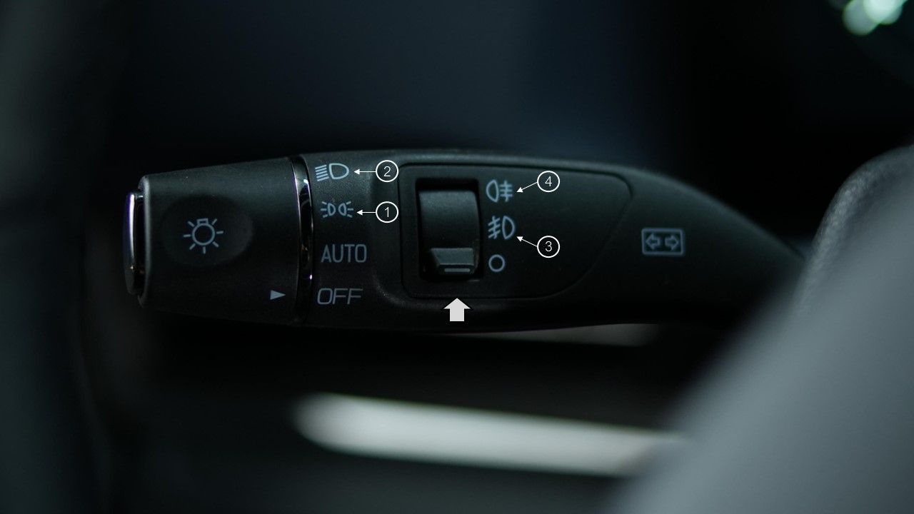 Encendido de faros antinieblas